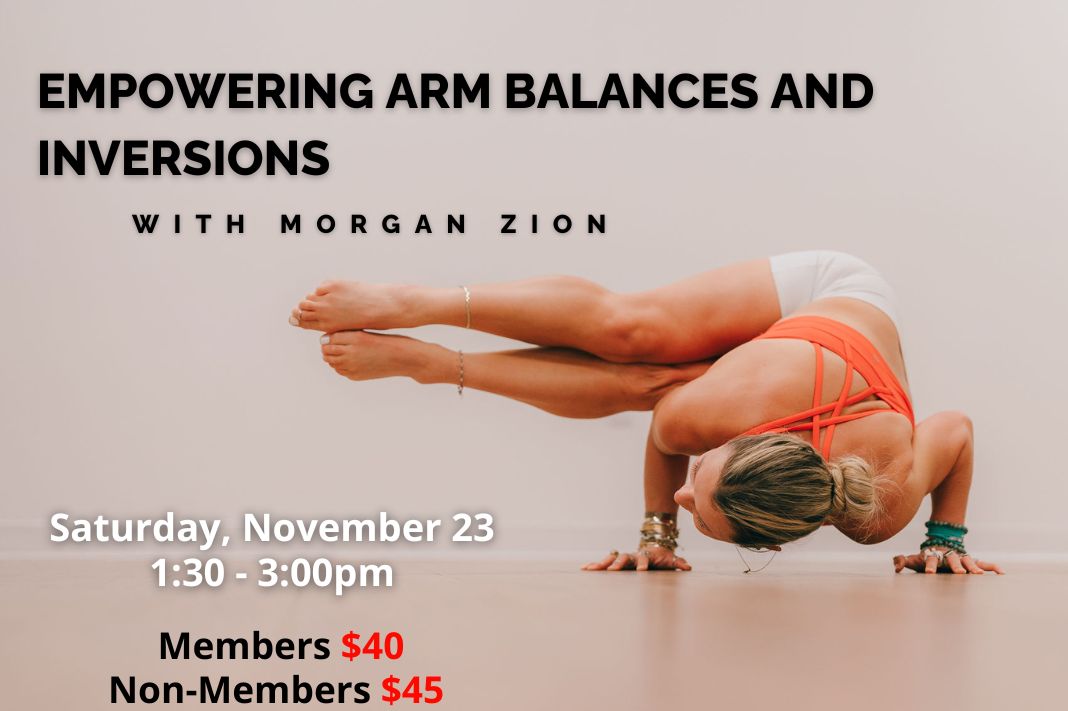 Arm balances and Inversions